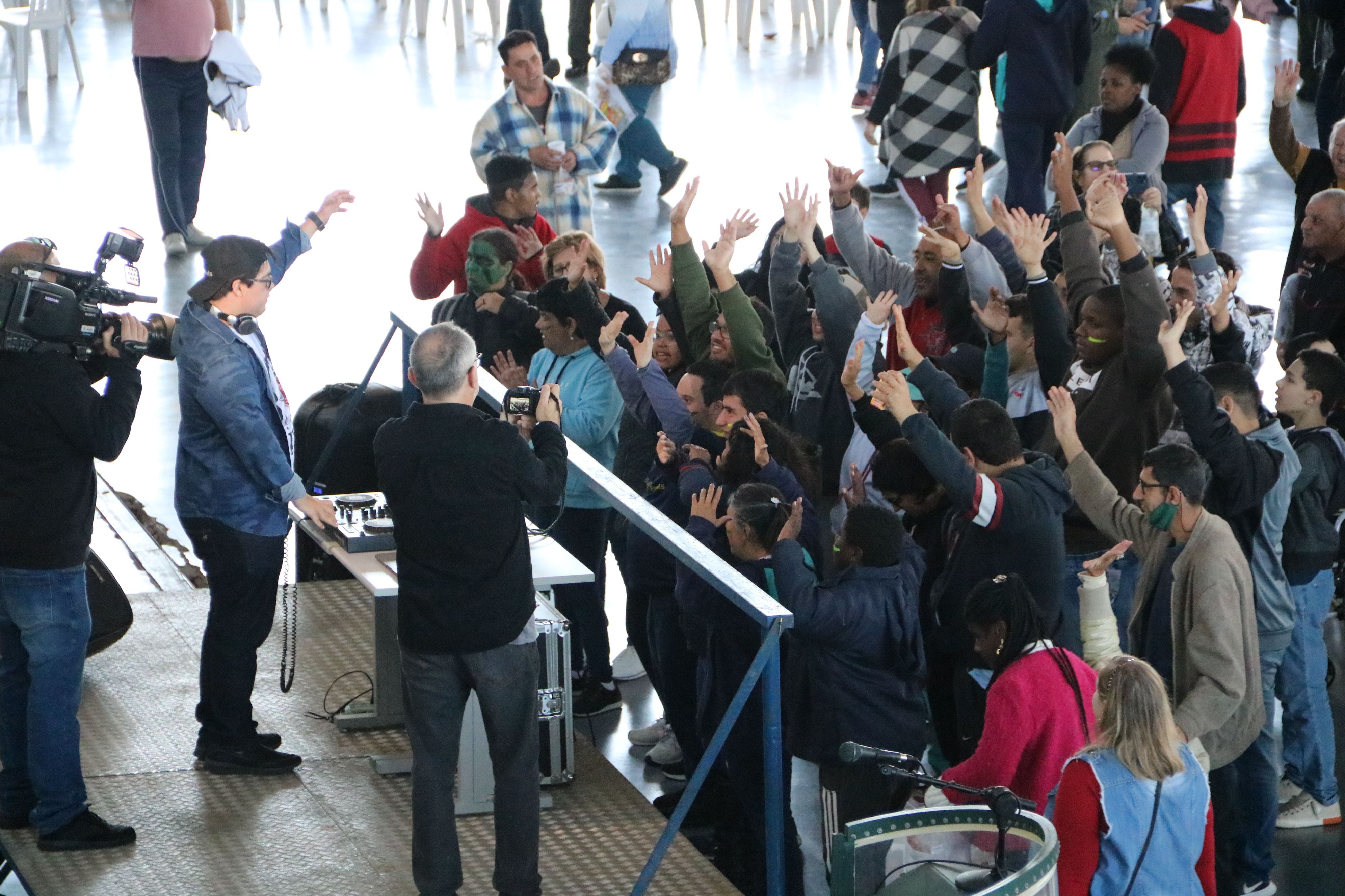 APAE Canoas, Esteio e Sapucaia do Sul estiveram presentes no evento no s�bado.