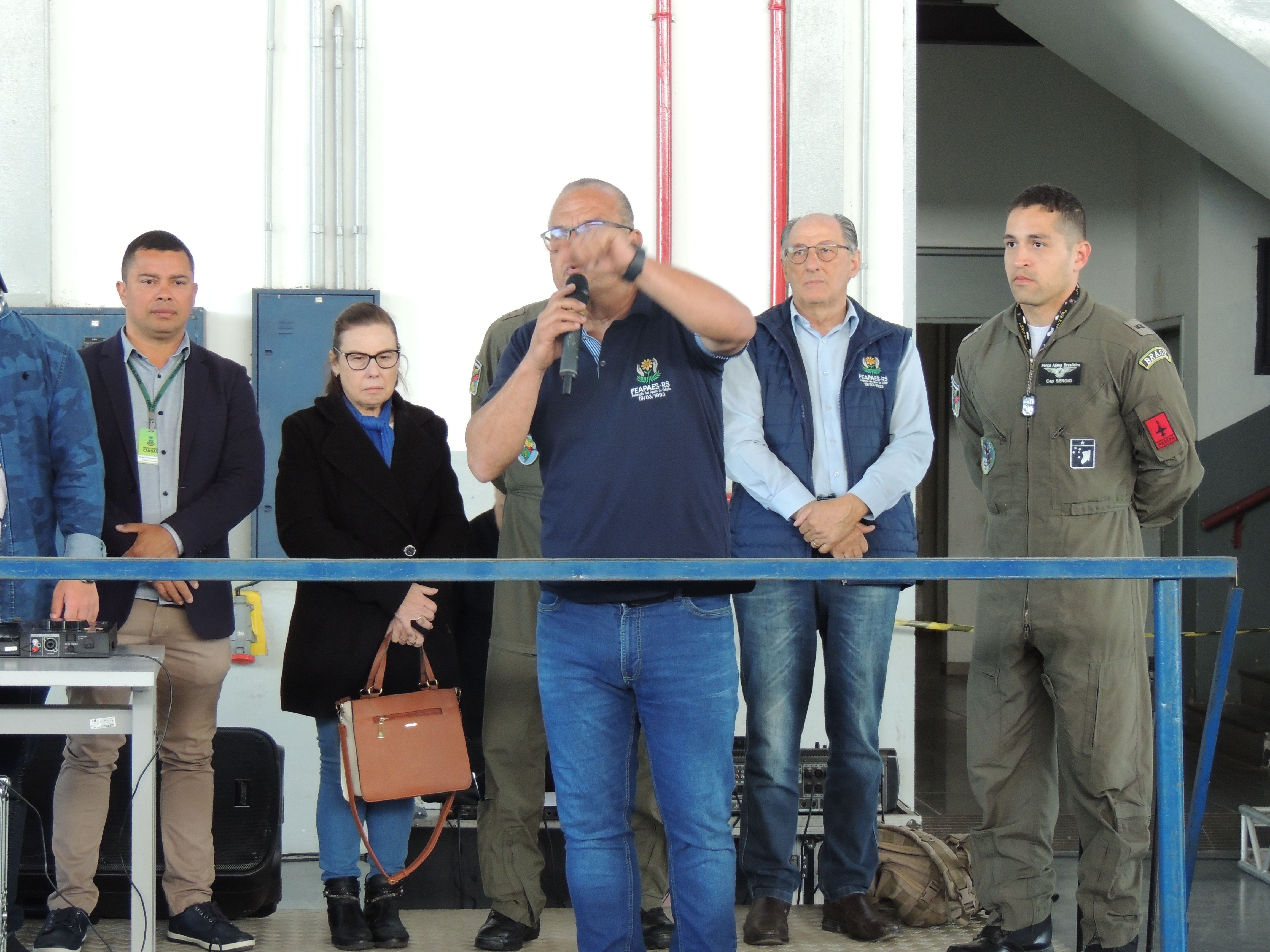 Paulo Bogado apresentando o evento 