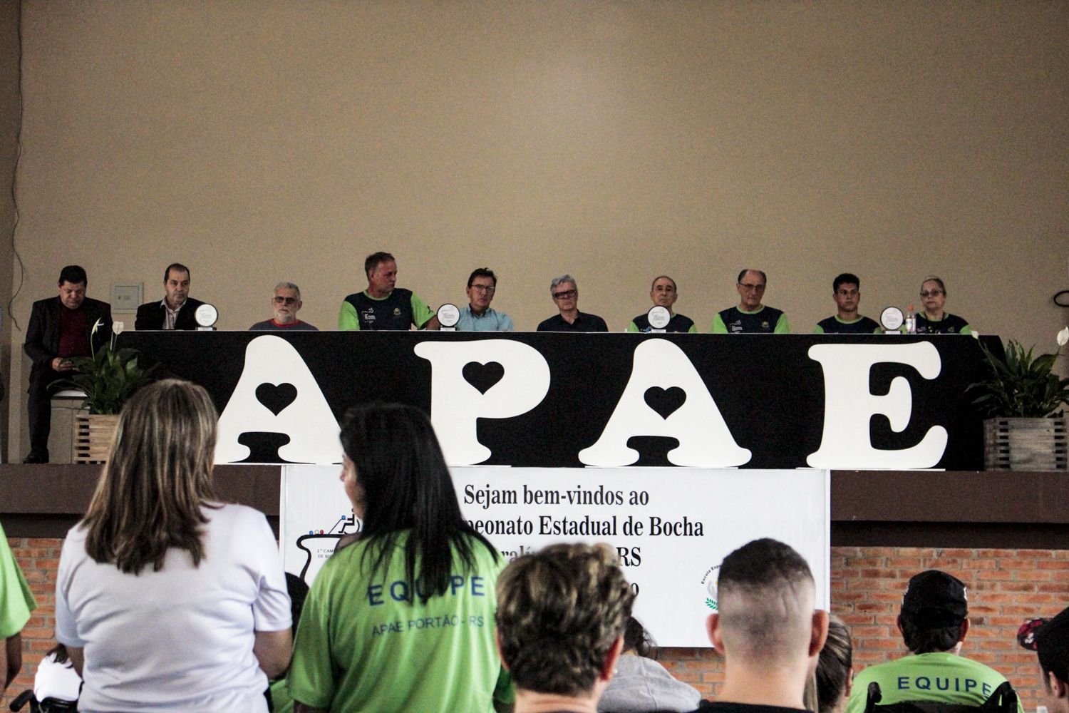 Cerim�nia de Abertura do 2� Campeonato de Bocha Paral�mpica do RS.