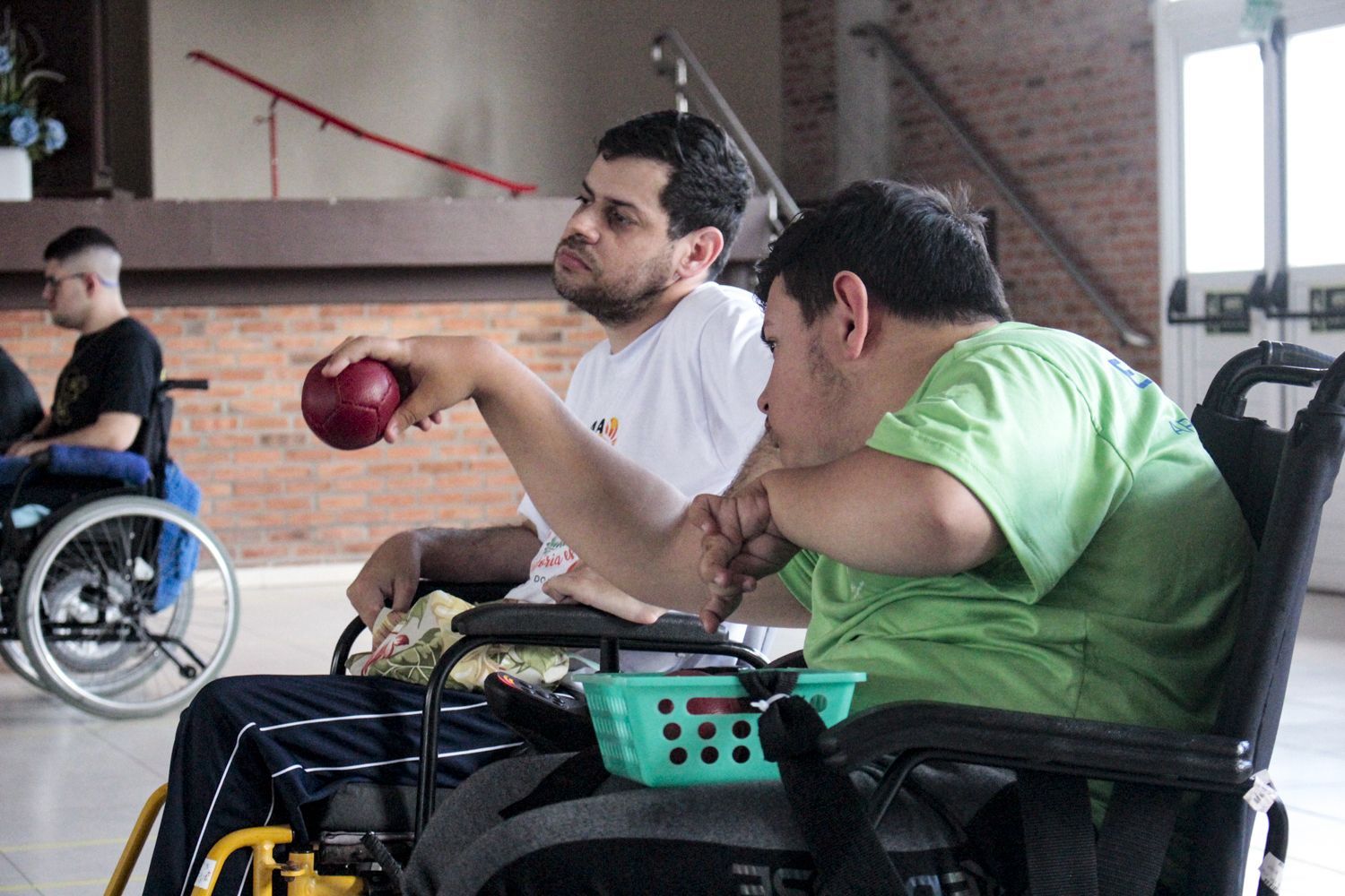 Luciano Ribeiro, da APAE de Feliz, foi campe�o na categoria BC2 na Olimp�ada Estadual deste ano.