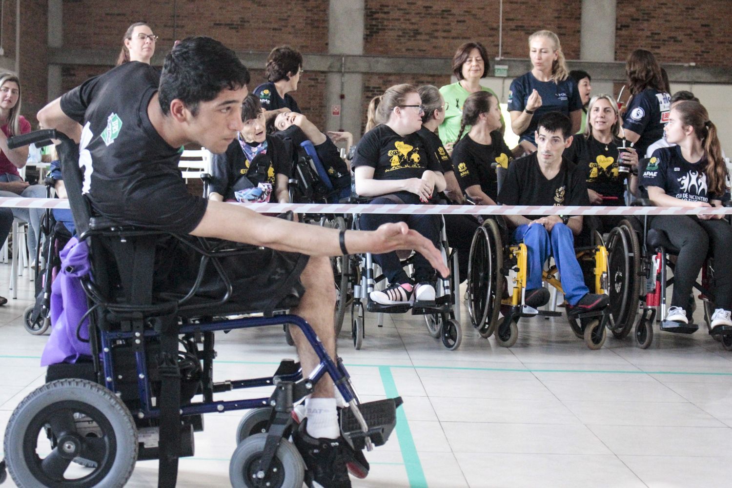Matheus, de Caxias do Sul, ficou em primeiro lugar na categoria BC1.