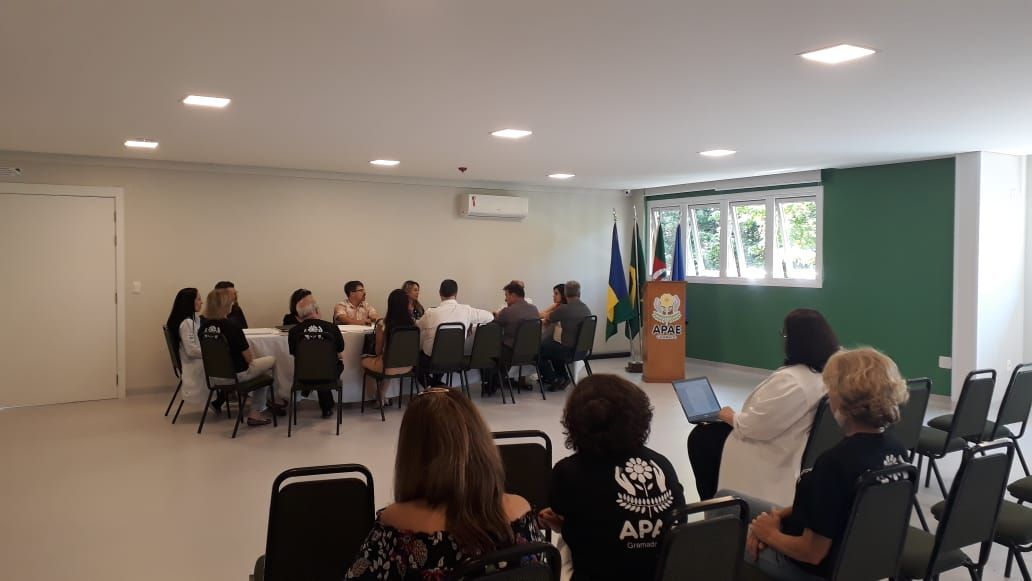 �ltima vistoria t�cnica realizada na Apae de Gramado, no dia 8 de dezembro.